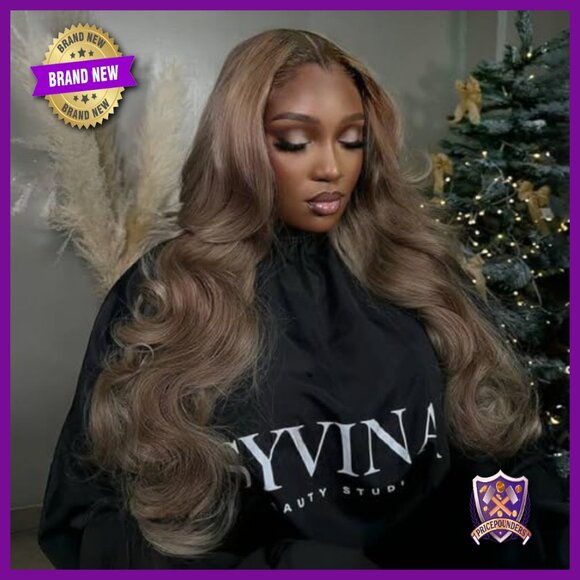 28 Inch Human Hair Lace Front Wig 180% Density Body Wave Pre Plucked main image 5